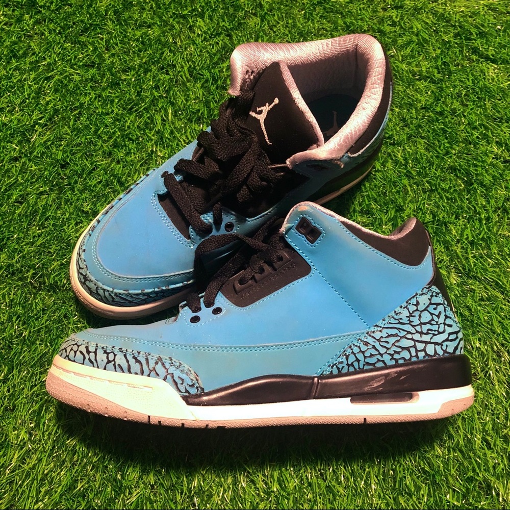 Air Jordan 3 Retro Cement Powder Blue Sz 6.5Y
